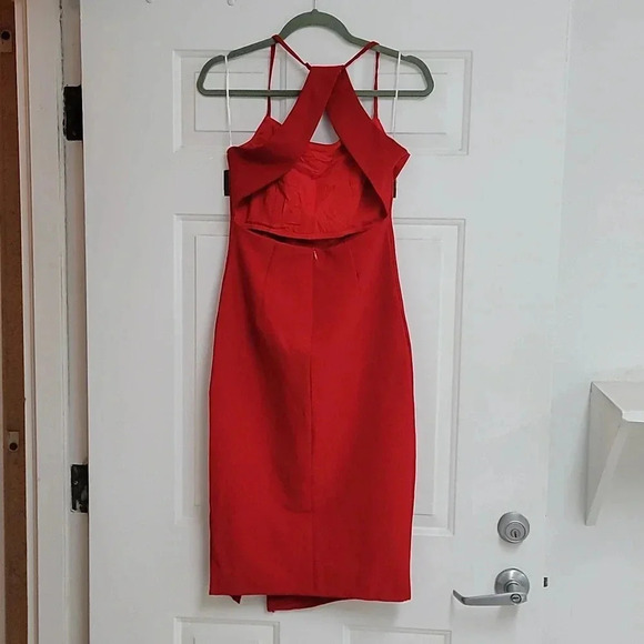 DEAR EMILIA HAVE THE LAST DANCE MIDI DRESS RED - Picture 7 of 14